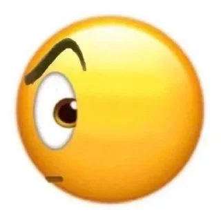 🤨 emoji mosses Telegram sticker 24 of 120