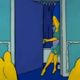 💃 emoji ‘The Simpsons | @iStickerLand, Telegram sticker 21 of 50