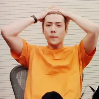 💿 emoji Sehun       @packsmee Telegram sticker 6 of 54