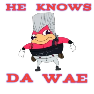 Sticker from Ugandan Knuckles $DAWAE