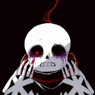 ❌ emoji •× Cross ×• by : @Undertale_Stickers Telegram sticker 6 of 80