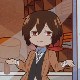 👐 emoji BSD- dazai x chuya Telegram sticker 15 of 39