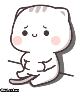 🤤 emoji @MHStickers Kawaii Neko Chan 3 Telegram sticker 15 of 25