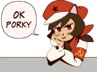 😤 emoji /leftypol/ catgirls | @StickersOfAstora Telegram sticker 8 of 70