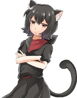 😤 emoji /leftypol/ catgirls | @StickersOfAstora Telegram sticker 24 of 70