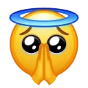 😇 emoji Crazy-1 @Stickersnew Telegram sticker 9 of 50
