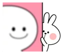 👀 emoji Spoiled Rabbit \LOOK\ [@Stikeram] [SeRaMo.iR] Telegram sticker 5 of 41