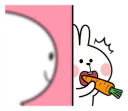🙂 emoji Spoiled Rabbit \LOOK\ [@Stikeram] [SeRaMo.iR] Telegram sticker 8 of 41