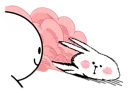 😮 emoji Spoiled Rabbit 4 [@Stikeram] [SeRaMo.iR] Telegram sticker 5 of 41