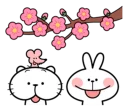 😊 emoji Spoiled Rabbit \Spring\ [@Stikeram] [SeRaMo.iR] Telegram sticker 12 of 41