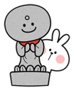 👀 emoji Spoiled Rabbit \LOOK\ [@Stikeram] [SeRaMo.iR] Telegram sticker 23 of 41