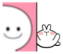 😌 emoji Spoiled Rabbit \LOOK\ [@Stikeram] [SeRaMo.iR] Telegram sticker 7 of 41