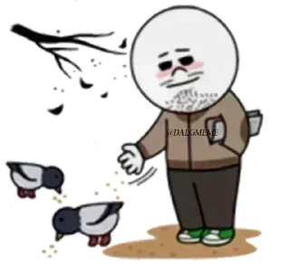 Sticker from non-gravity3 @DALGMEME