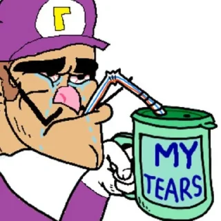😭 emoji Nintendo shit posting Telegram sticker 4 of 67
