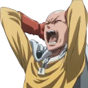 😫 emoji ONEPUNCHMAN Telegram sticker 21 of 25