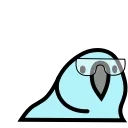 👨‍🔬 emoji Party Parrot @AM_stickers Telegram sticker 10 of 20