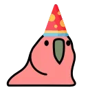 🎂 emoji Party Parrot @CenterOfSticker Telegram sticker 8 of 33
