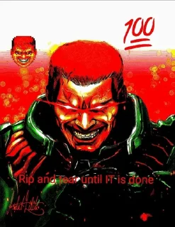 😡 emoji DOOM Telegram sticker 17 of 110