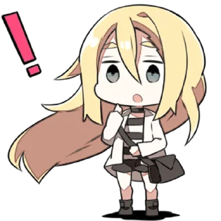 😧 emoji Angels of Death @Nekostickerss Telegram sticker 6 of 41