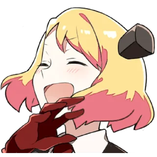 🤣 emoji Angels of Death @Nekostickerss Telegram sticker 5 of 41