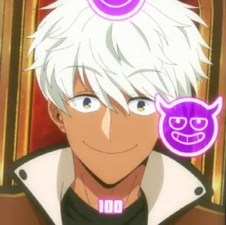 🙂 emoji Obey Me Telegram sticker 20 of 70
