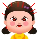 😡 emoji Squid Game: stickers by:@stickerstgof Telegram sticker 6 of 25