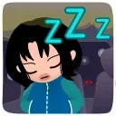 😴 emoji Squid Game: stickers by:@stickerstgof Telegram sticker 19 of 25