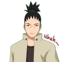 😐 emoji Shikamaru by NEZUMI Telegram sticker 20 of 52