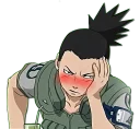 😳 emoji Shikamaru by NEZUMI Telegram sticker 19 of 52