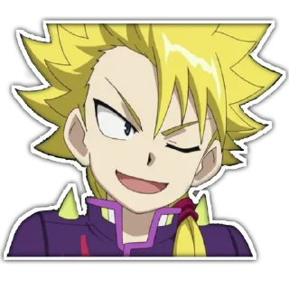 😉 emoji Beyblade(@Beybladeallseason ) Telegram sticker 15 of 45