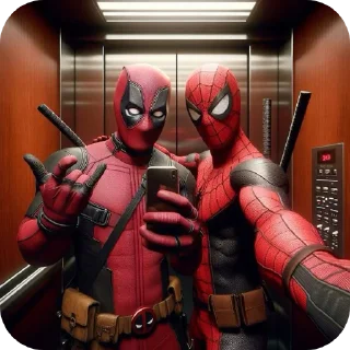 🦸 emoji Deadpool Telegram sticker 16 of 34