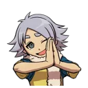 🙏 emoji INAZUMA ELEVEN @Nekosticker Telegram sticker 15 of 40