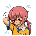 😅 emoji INAZUMA ELEVEN @Nekosticker Telegram sticker 17 of 40