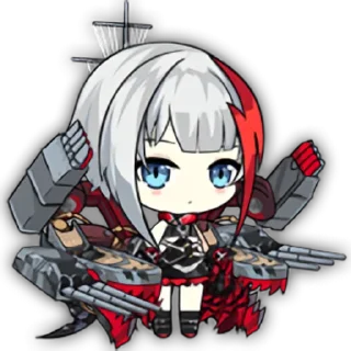 😃 emoji Azur Lane Chibi Telegram sticker 11 of 120