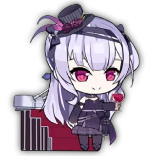 🥳 emoji Azur Lane Chibi Telegram sticker 17 of 120