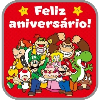 🥳 emoji Nintendo Telegram sticker 10 of 109