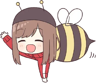 🐝 emoji Cute Couple @english_world_chatting Telegram sticker 15 of 80
