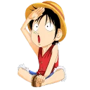😱 emoji Luffy Sticker(TokyoFX) Telegram sticker 19 of 63