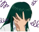 🤦 emoji Mermaid Melody Telegram sticker 6 of 47