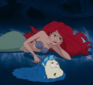 🐠 emoji Little mermaid🐚[@nymphett] Telegram sticker 12 of 36