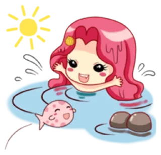 ☀️ emoji Mermaid Princess - venus Telegram sticker 24 of 39