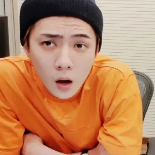 💿 emoji Sehun       @packsmee Telegram sticker 24 of 54