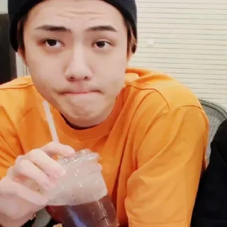 💿 emoji Sehun       @packsmee Telegram sticker 3 of 54
