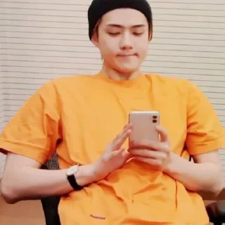 💿 emoji Sehun       @packsmee Telegram sticker 19 of 54