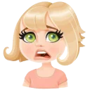 😰 emoji @Beautifulstickers 👸princmoji👸 Telegram sticker 12 of 81
