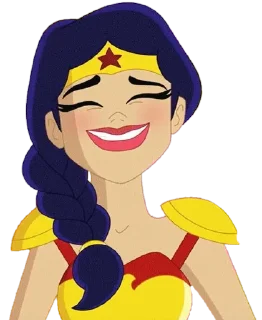 😂 emoji @Beautifulstickers👸dcsuperherogirls👸 Telegram sticker 22 of 120