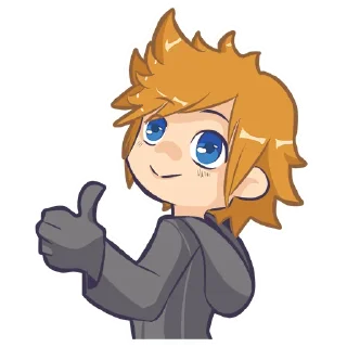 👍 emoji Organization XIII Telegram sticker 21 of 45