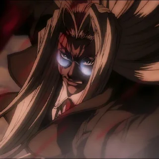 Sticker from Integra Hellsing : @shadow_sekai