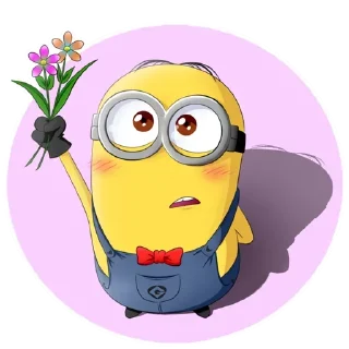 🌷 emoji миньоны @stickermily Telegram sticker 15 of 29