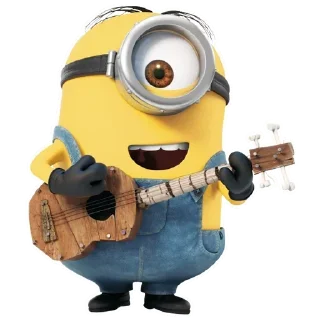 🎸 emoji миньоны @stickermily Telegram sticker 5 of 29